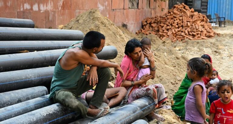 Battle for survival in delhi