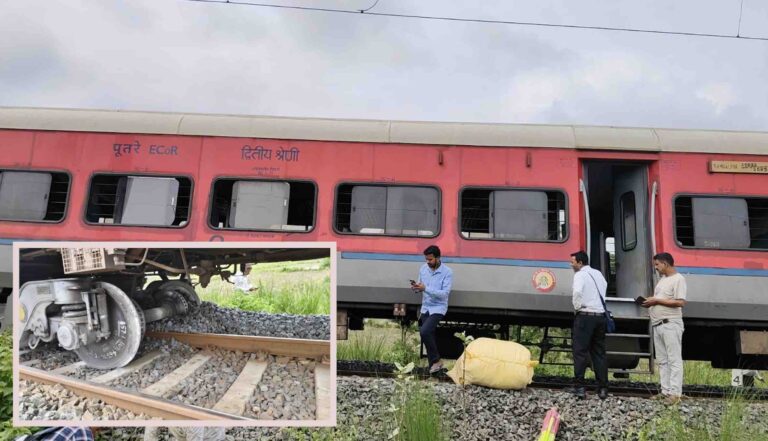 One Coach Of Mahima Gosain Express Goes Off Track Near Odisha’s Sambalpur