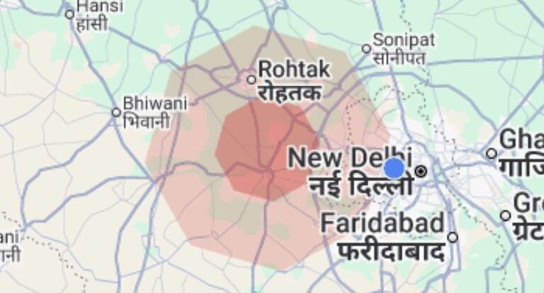 Strong Earthquake Tremors Felt In Delhi-NCR Region, Epicentre In Haryana’s Jhajjar