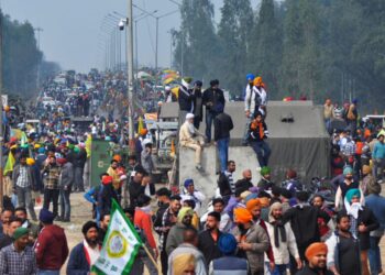Farmers protest
