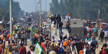 Farmers protest