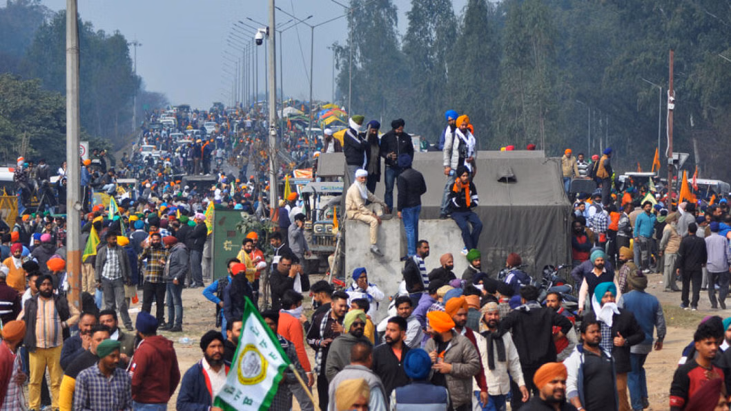 Farmers protest