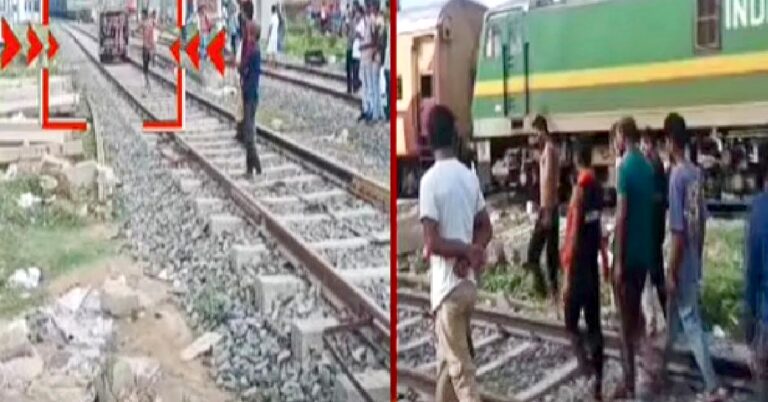 Drunk Auto-Rickshaw Driver Zooms Down Railway Tracks In Bihar, Stops Train