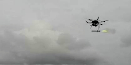 DRDO Test Fires Upgraded Version Of UAV Launched Precision Guided Missile