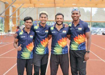India 4x100 relay bronze