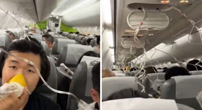 Japan airlines flight scare