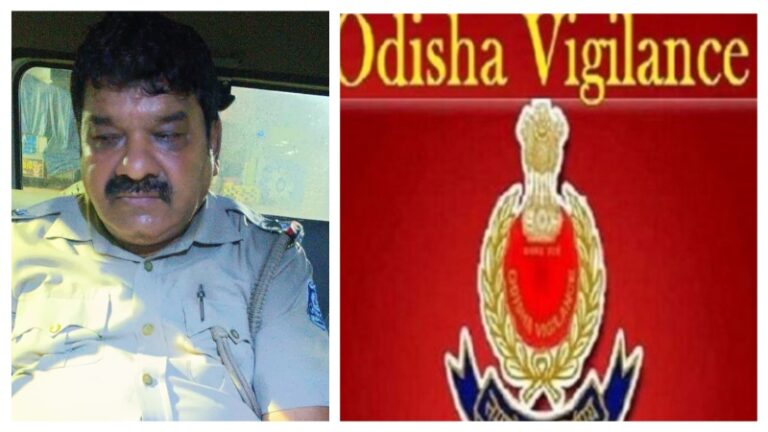 Police ASI Caught Taking Bribe By Odisha Vigilance In Talcher