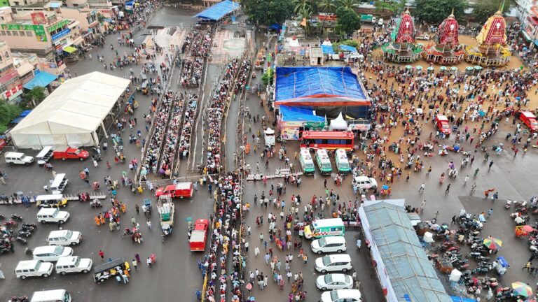 Puri Readies For Bahuda Yatra Of Lords; Police To Send Traffic Alerts, Limit Cordon Passes