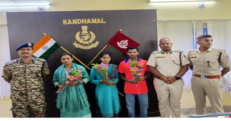 3 Maoists Including 2 Women Surrender Before Police In Odisha