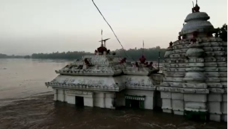 Swelling Mahanadi Raises Deluge Fear In Odisha, Floodwater Enters Maa Bhattarika Temple