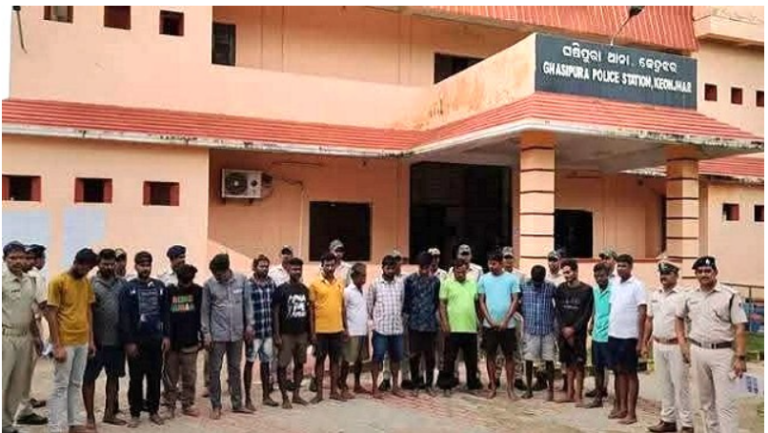 21 Drug Peddlers Arrested With Brown Sugar In Odisha’s Keonjhar