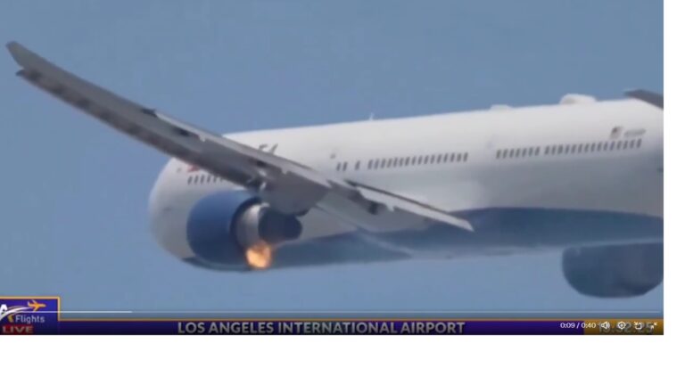 [Watch] Delta Boeing 767 Makes Emergency Landing at Los Angeles After Engine Fire Mid-Air