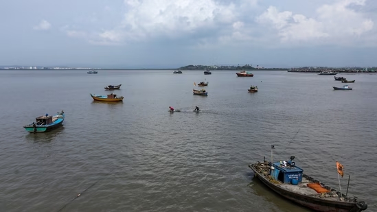 Search operation for suspicious boat