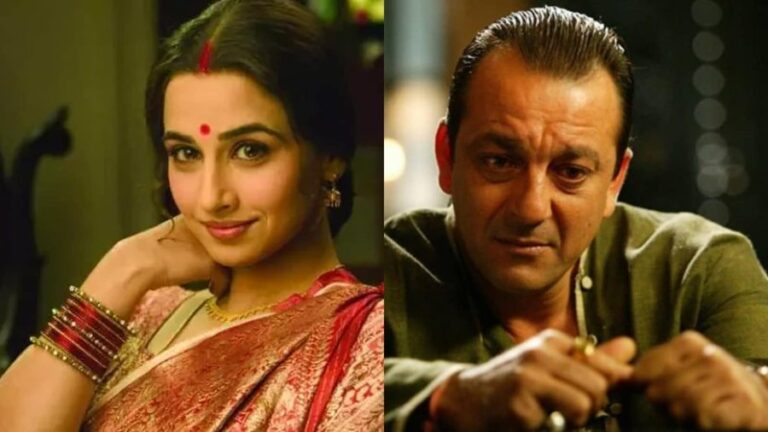 Vidya Balan Shares Hilarious Anecdote About Her First-Ever Intimate Scene With Sanjay Dutt
