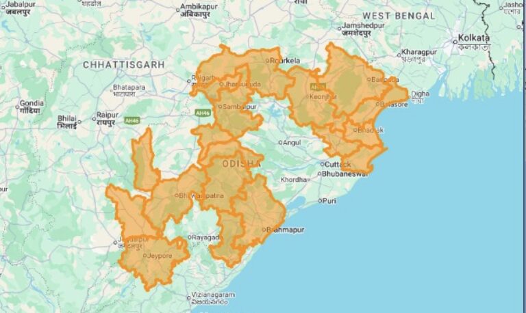 Orange Warning: Rain & Thunderstorm To Lash 18 Odisha Dists This Evening