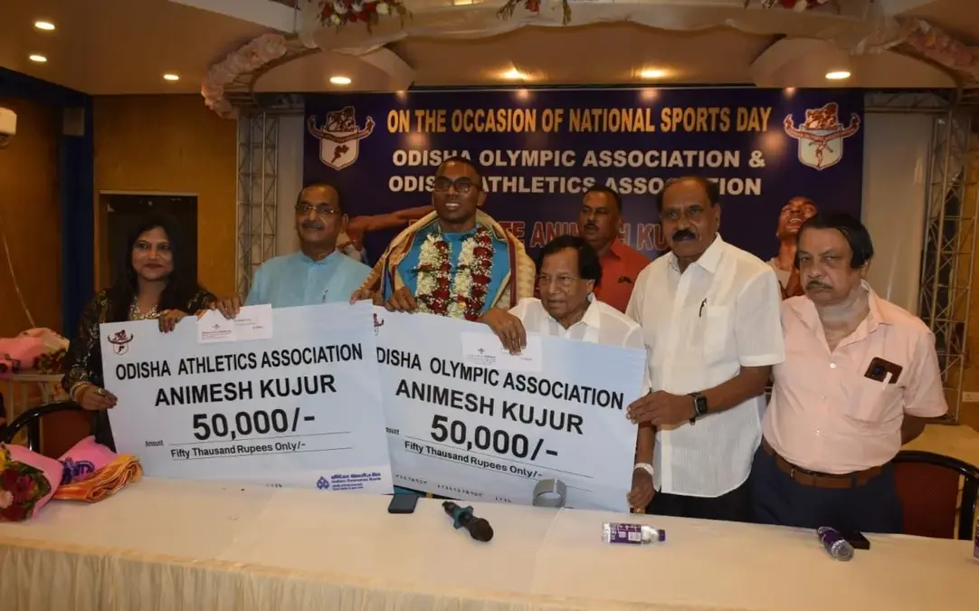 Animesh Kujur felicitated