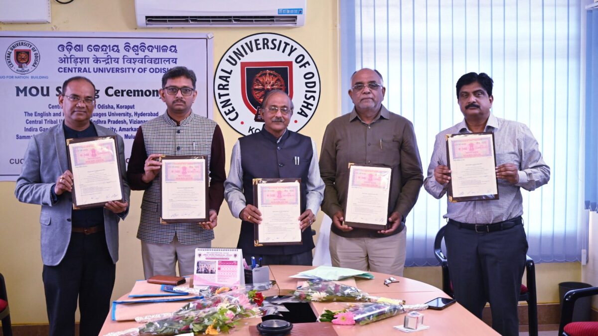 Central University Of Odisha Signs MoU To Boost Tribal Research
