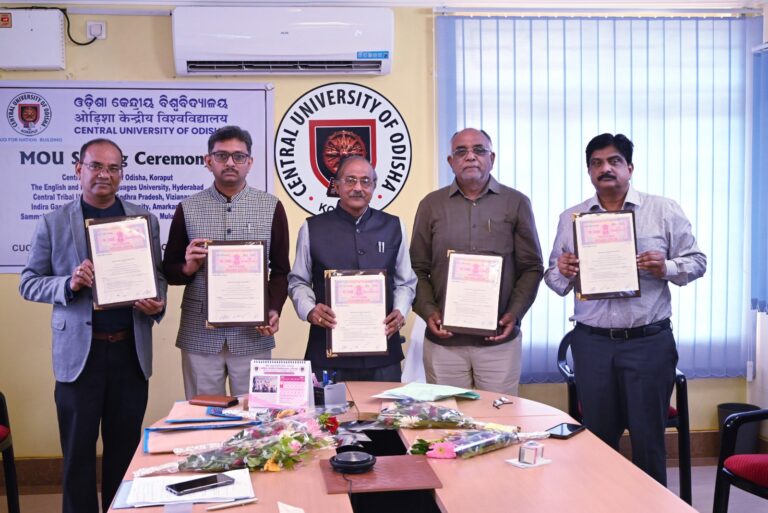 Central University Of Odisha Signs MoU To Boost Tribal Research