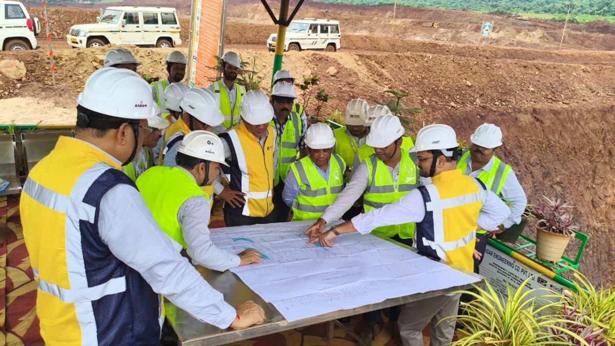 OMC Managing Director Reviews Chrome Zone Mining Operations In Odisha