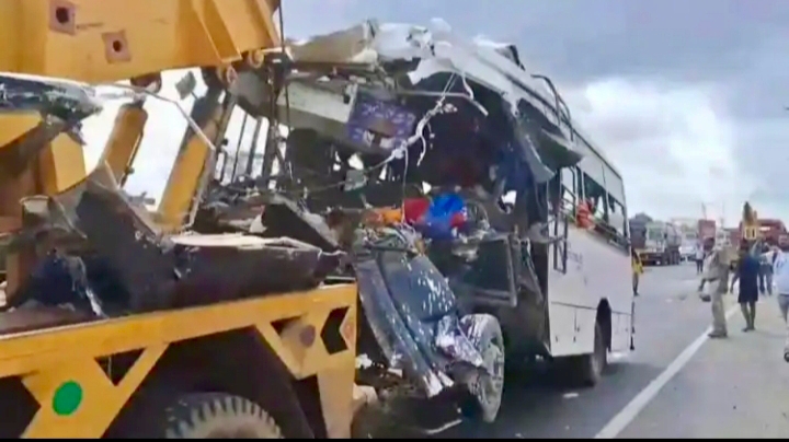 Ten Pilgrims Killed In West Bengal After Their Bus Collides With Truck On NH 19