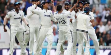 India bt England by 6 runs