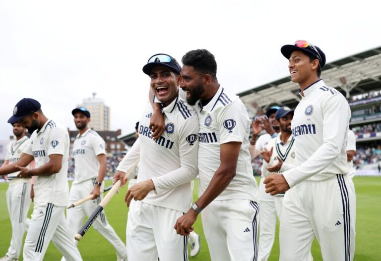 India win 5th Test by 6 runs