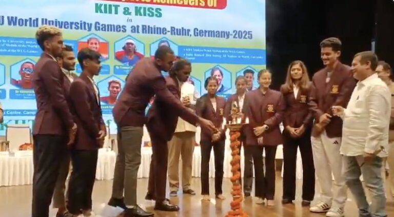 World University Games 2025: KIIT & KISS Felicitates Its 11 Medal-Winning Athletes