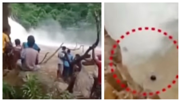 Another Odisha Youth Swept Away While Filming Reels At Waterfall