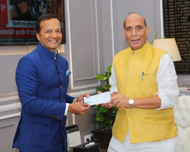 Naveen Jindal & Rajnath singh