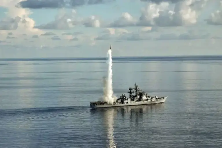 Navy firing drills in Arabian Sea