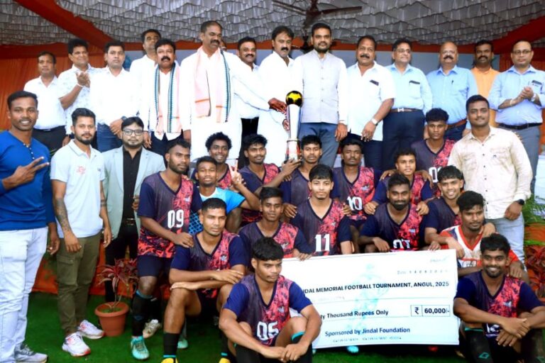 OP Jindal Cup winners Sports Hostel Cuttack