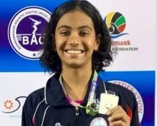Odisha swimmer Sahita Ghosh