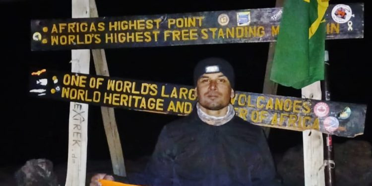 Rahul Pradhan conquers Kilimanjaro