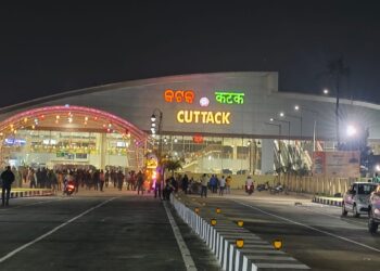 Redeveloped Cuttack railway station