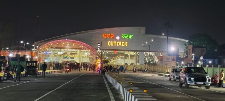 Redeveloped Cuttack railway station