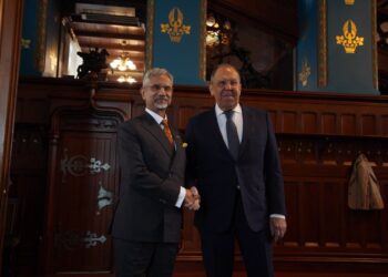 S Jaishankar and Sergey Lavrov