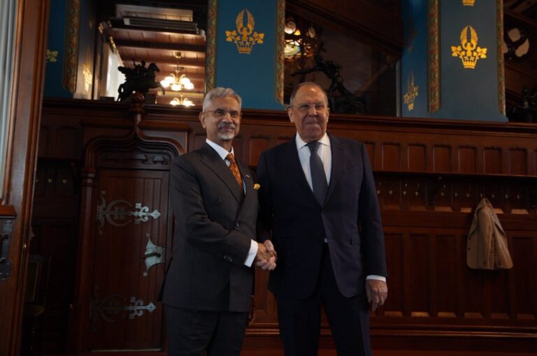S Jaishankar and Sergey Lavrov