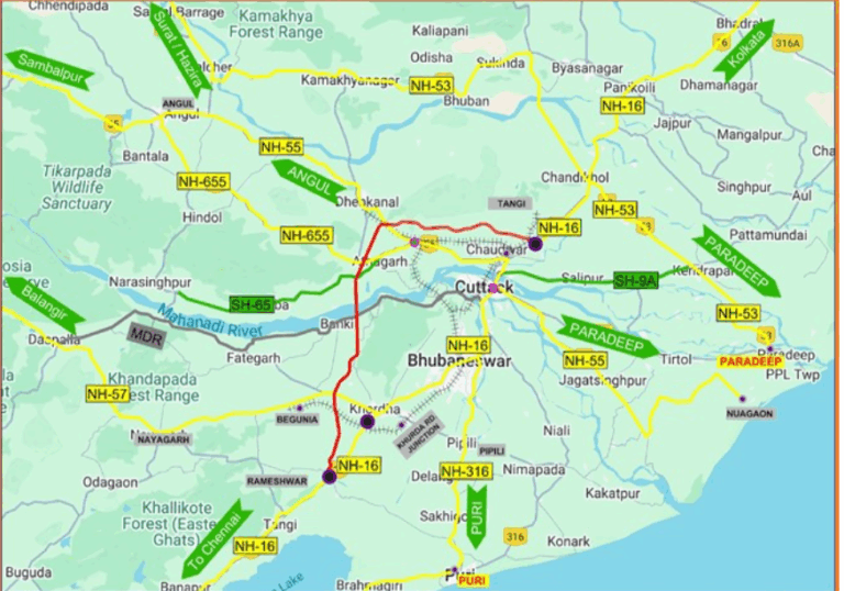 Centre Approves 110.875-KM Bhubaneswar Bypass Ring Road To Be Built At Rs 8307 Cr
