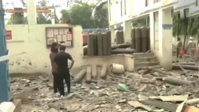 Massive Explosion At Mohali Oxygen Plant Claims Two Lives, Several Injured