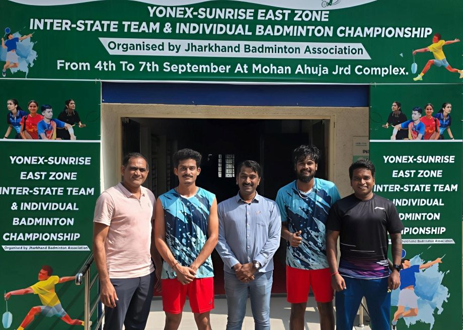 Ayush Pattnayak & Abinash Mohanty men's doubles champ