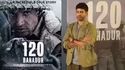 Farhan akhtar 120 Bahadur controversy