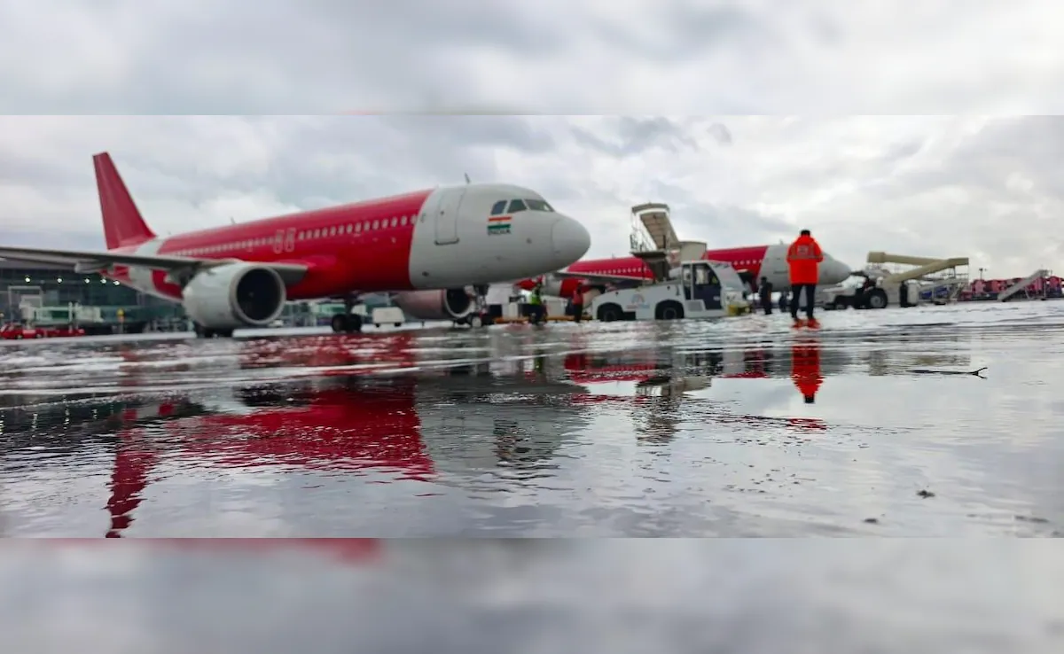 Kolkata airport waterlogged