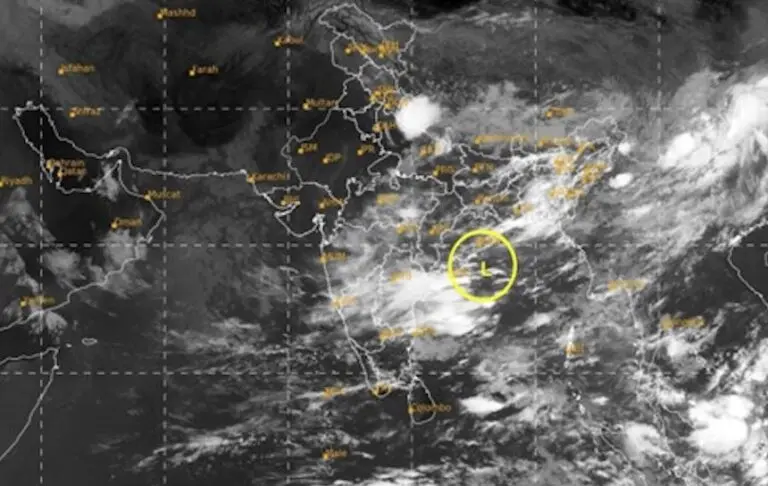 Fresh Low Pressure Forms Over Bay, May Trigger Heavy To Very Heavy Rain In Odisha