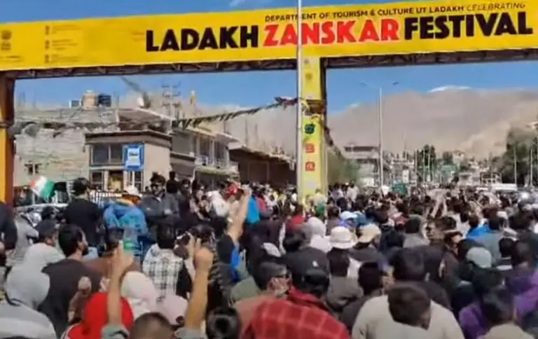 Leh Protest: 50 Arrested, Congress Councillor Phuntsog Stanzin Tsepag Booked