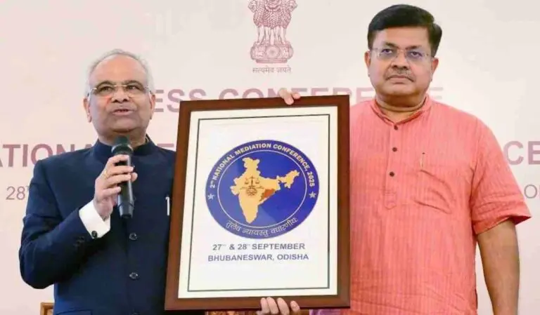 CJI To Inaugurate 2-Day National Mediation Conference In Bhubaneswar Tomorrow