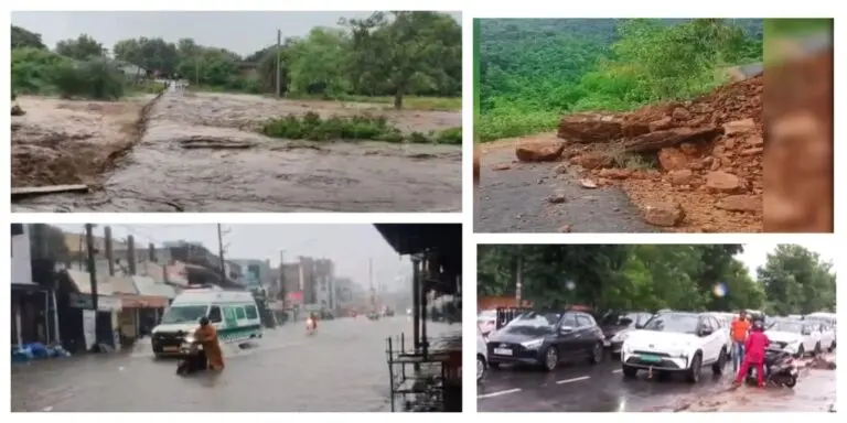 Heavy Rain Wreaks Havoc In Odisha Submerging Roads, Bridges Amid Traffic Chaos In Bhubaneswar