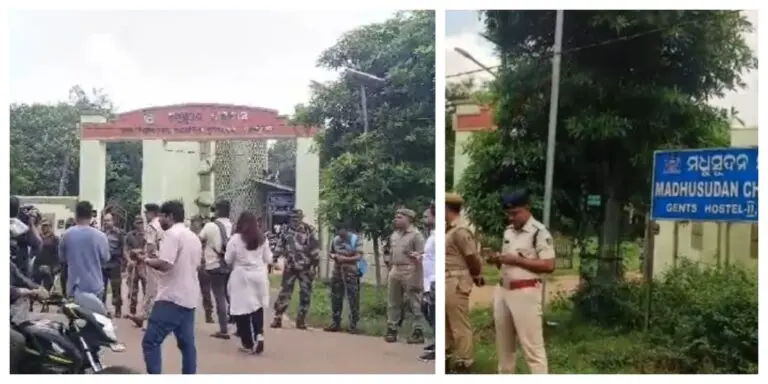 Operation ‘Blue Star’ Launched At Utkal University In Bhubaneswar To Evict Non-Students From Hostels Amid Tight Security