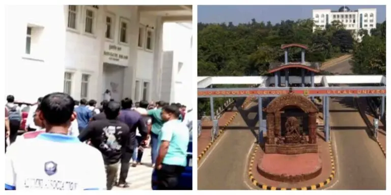 Tension Grips Utkal University In Bhubaneswar As Students Gherao VC Office For Further Eviction