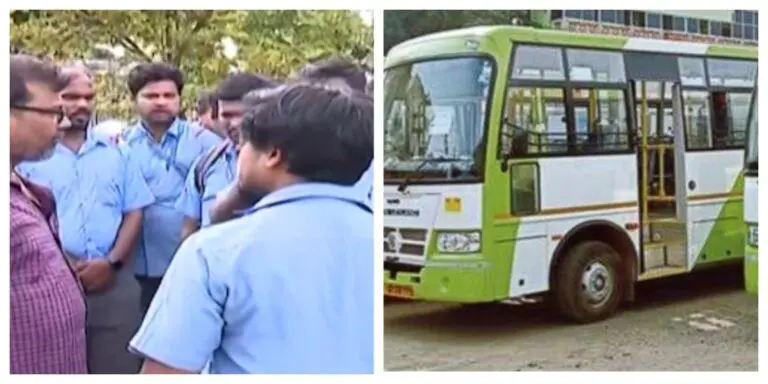 Ama Bus Drivers Launch ‘Steering Down’ Protest In Bhubaneswar Over Salary Delay