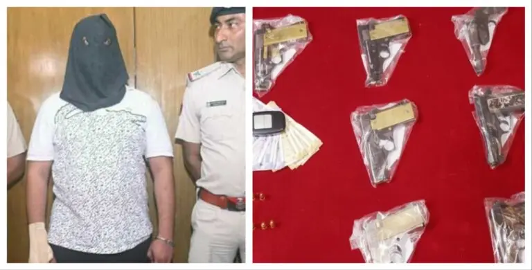 Notorious Arms Dealer Held In Bhubaneswar, 10 Semi-Automatic Guns Seized